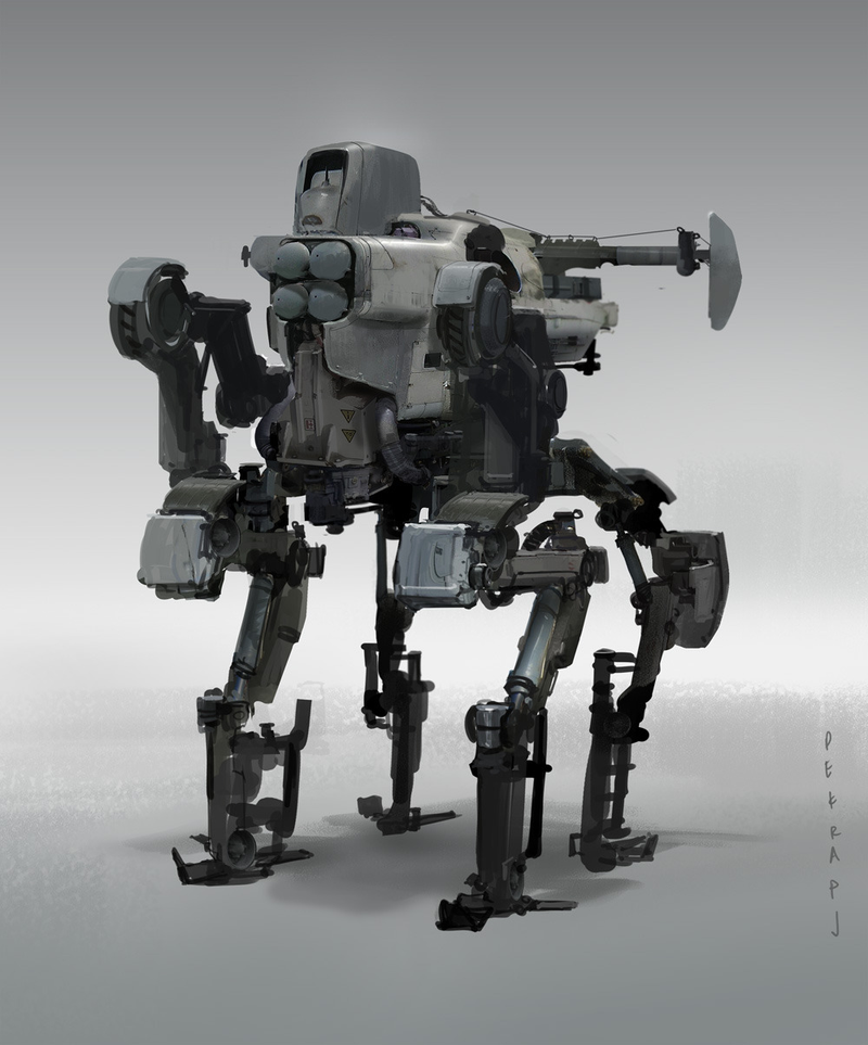 Illustration for article titled Some Kick-Ass Robot Designs From One of Hawken's Artists